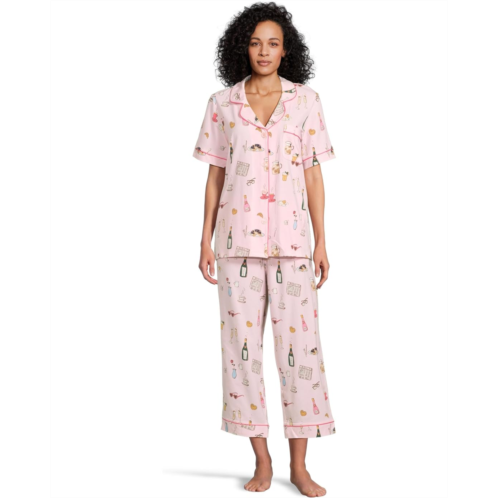 Womens Bedhead PJs Short Sleeve Classic Cropped PJ Set