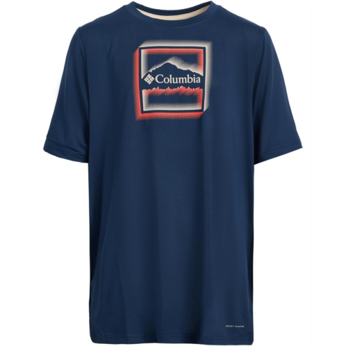 Columbia Kids Tech Trail Utility Short Sleeve Graphic Crew (Little Kid/Big Kid)