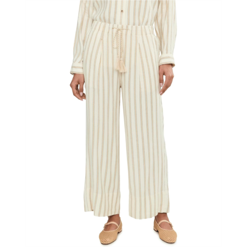 Womens Liverpool Los Angeles Mid-Rise Pull-on Wide Leg Crop Trouser 26 Inseam