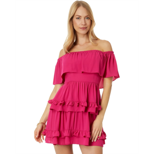 BCBGMAXAZRIA Off-the-Shoulder Cocktail Dress