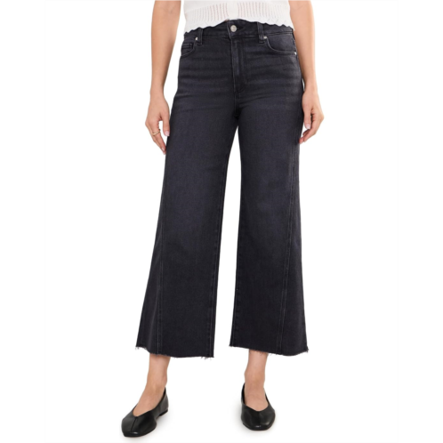 Womens Paige Anessa With Twisted Outseam Panel Raw Hem In Ink Black