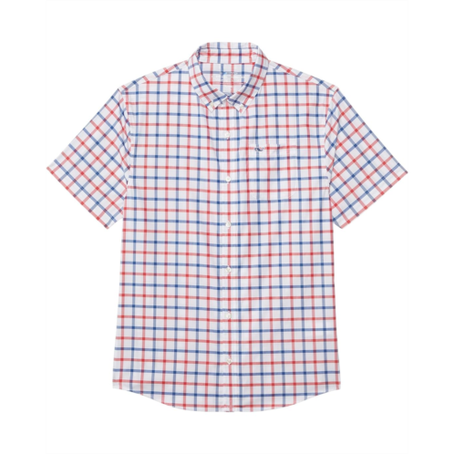 Vineyard Vines Kids Otg Brrr Check Short Sleeve (Toddler/Little Kids/Big Kids)