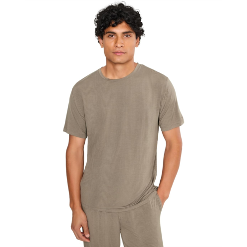 Mens Tommy John Second Skin Luxe Rib Sleep Tee