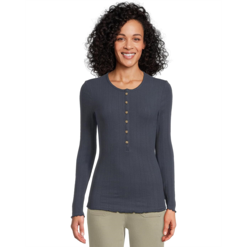 Faherty Paradise Pointelle Henley