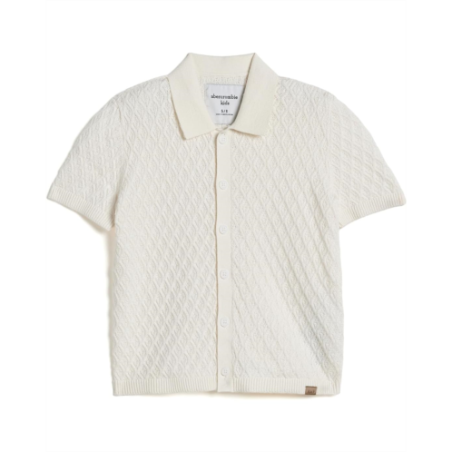 Boys abercrombie kids Short Sleeve Button Through Swolo (Little Kid/Big Kid)