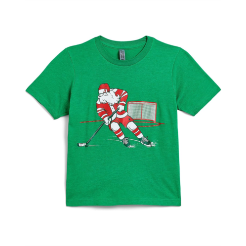 Boys ChalkTalk SPORTS Hockey Short Sleeve T-Shirt - Saint Nick Hat Trick (Little Kid/Big Kid)