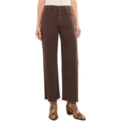 Womens AG Jeans Saige Wide Leg Crop Mid-Rise Fit