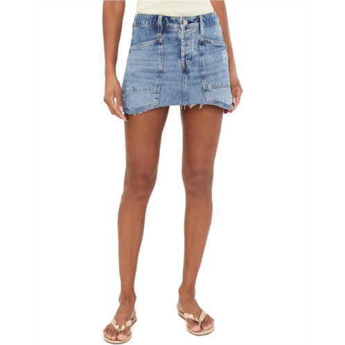Free People We The Free Dolly Denim Mini Skirt