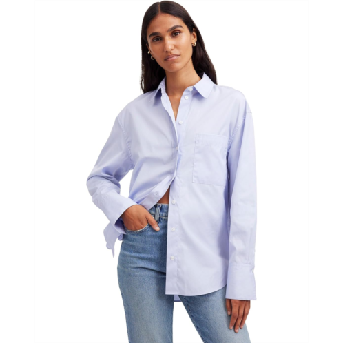 Womens Madewell Relaxed Shirt - Midweight Poplin Everf