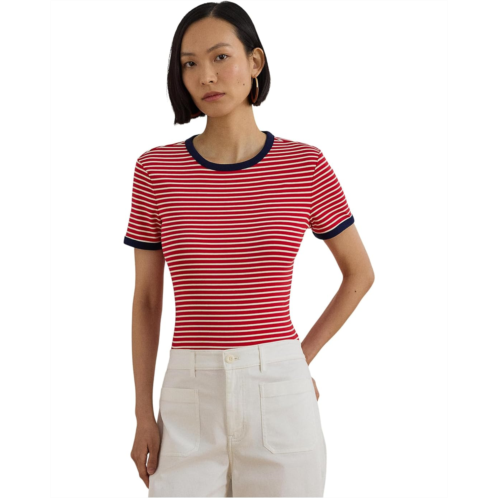 POLO RALPH LAUREN Striped Stretch Cotton Tee