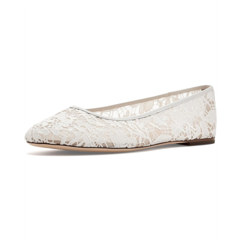 POLO RALPH LAUREN Jayna Leather-Trim Crocheted Lace Flats