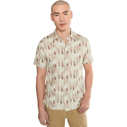 Mens John Varvatos Sean Short Sleeve French Placket Shirt W780f26