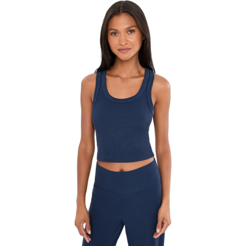 Womens Spiritual Gangster Zen Rib Iris Tank