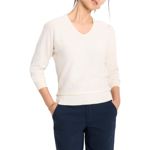 NICZOE Easy V-neck Pure Cotton Sweater