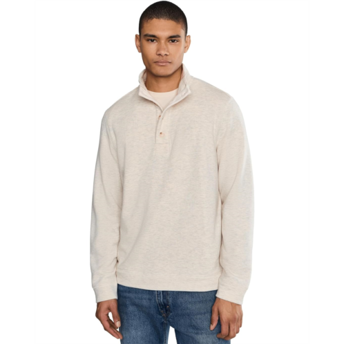 Liverpool Los Angeles Long Sleeve Mock Neck Button Placket Pullover