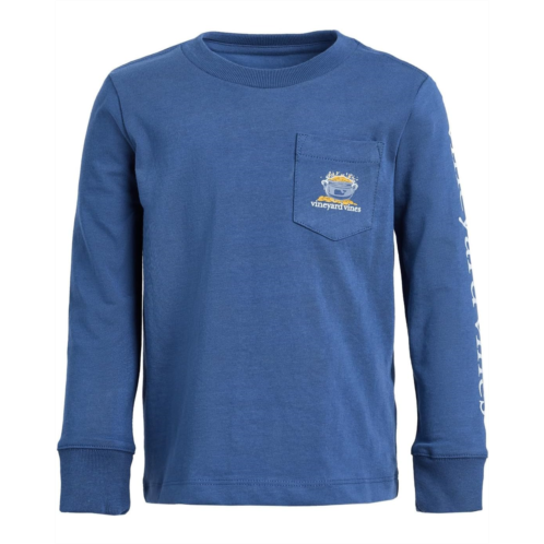 Vineyard Vines Kids St PattyS Day Dog Long Sleeve Tee (Toddler/Little Kids/Big Kids)