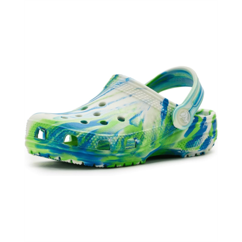 Crocs Kids Classic Marbled Tie-Dye Clogs (Little Kid/Big Kid)