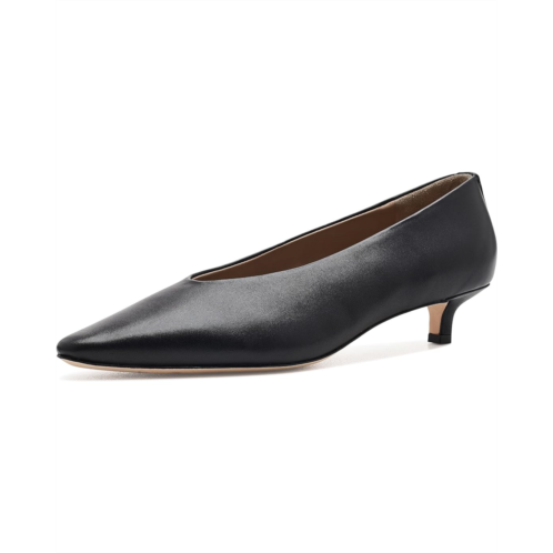 POLO Ralph Lauren Womens Lauren Ralph Lauren Francesca Nappa Leather Pumps