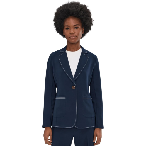 Womens NICZOE Sleek Stretch Accent Stitch Blazer
