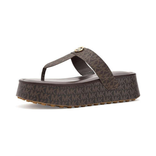 Womens Michael Michael Kors Koya Flip-Flops