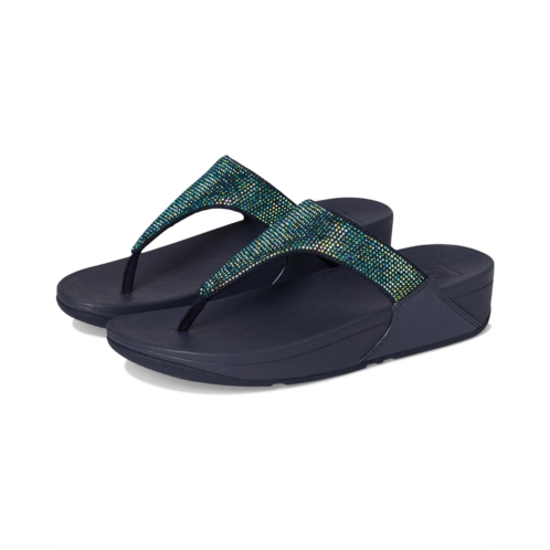 Womens FitFlop Lulu Crystal Embellished Toe-Post Sandals