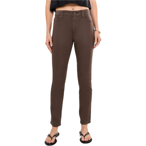 Womens AG Jeans Mari Mid-Rise Slim Straight