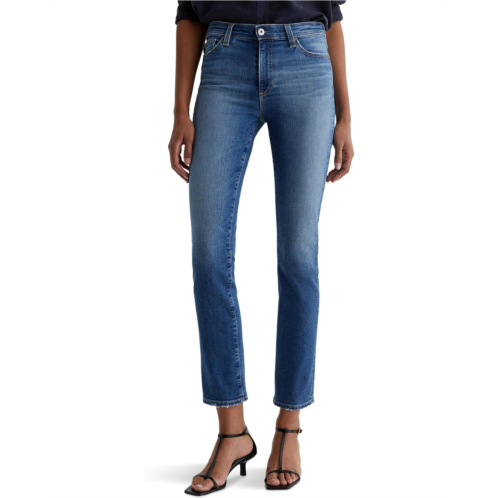 AG Jeans Mari Mid Rise Slim Straight Jeans in Oceanside