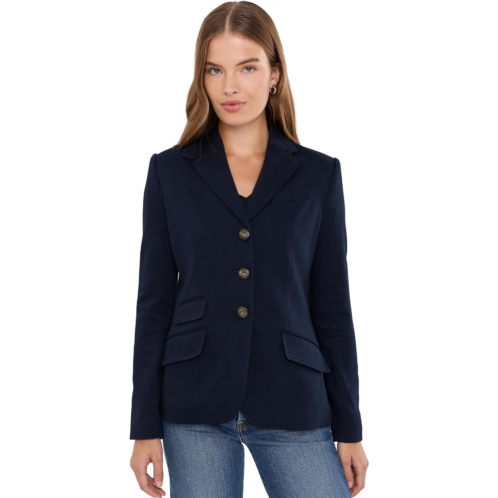 POLO RALPH LAUREN Petite Cotton Herringbone Jacquard Blazer