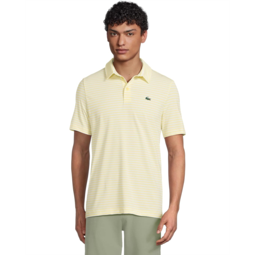 Lacoste Ultra Dry Anti-uv Striped Golf Polo Shirt