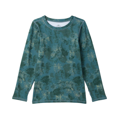 Hot Chillys Kids Micro Elite Chamois Print Crew Neck (Little Kids/Big Kids)