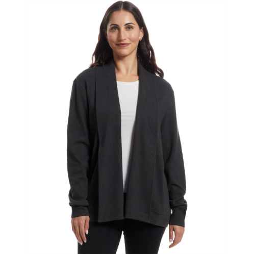 Womens PACT Airplane Short Drape Cardigan