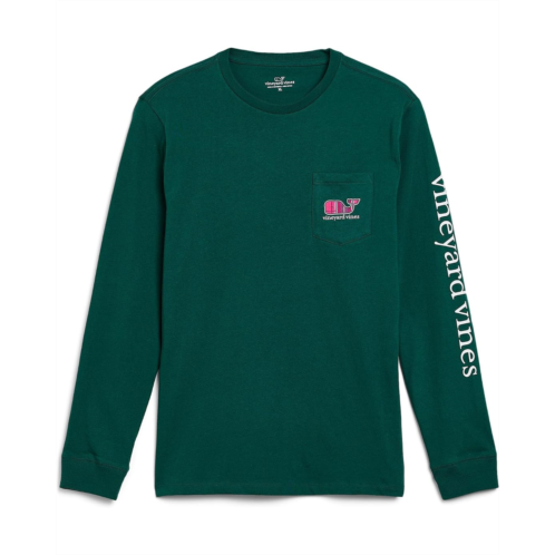 Boys Vineyard Vines Kids Plaid Holiday Whale Fill Long Sleeve (Toddler/Little Kid/Big Kid)