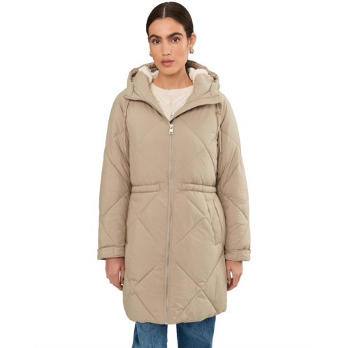 Levi s Quilted Long Parka Jacket