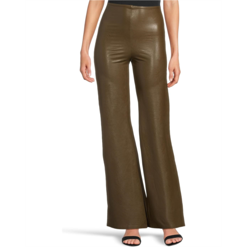 Womens Commando Faux Leather Wide Leg Pants