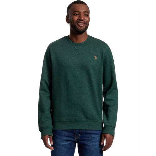 U.S. POLO ASSN. Long Sleeve Popover Crew Neck Fleece Sweatshirt