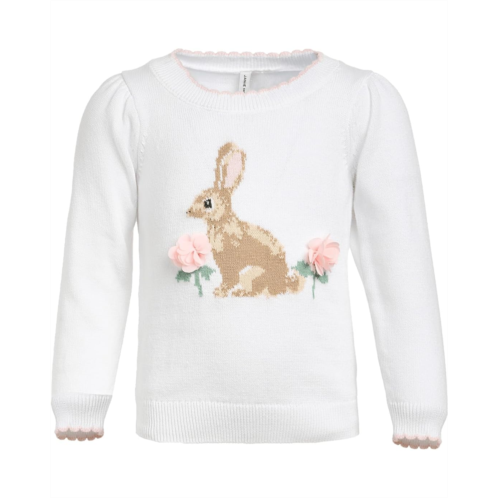 Janie and Jack Bunny Intarsia Sweater (Infant)