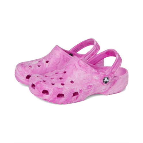Crocs Kids Classic Marbled Tie-Dye Clogs (Little Kid/Big Kid)