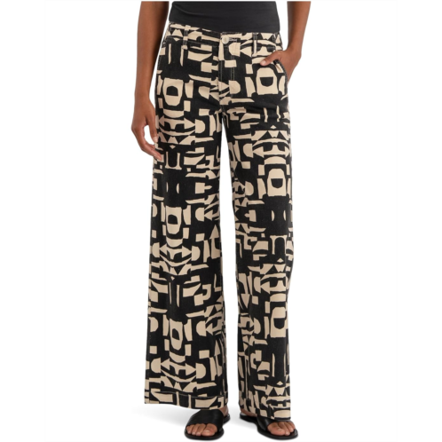 KUT from the Kloth Meg - Linen Wide Leg Pants