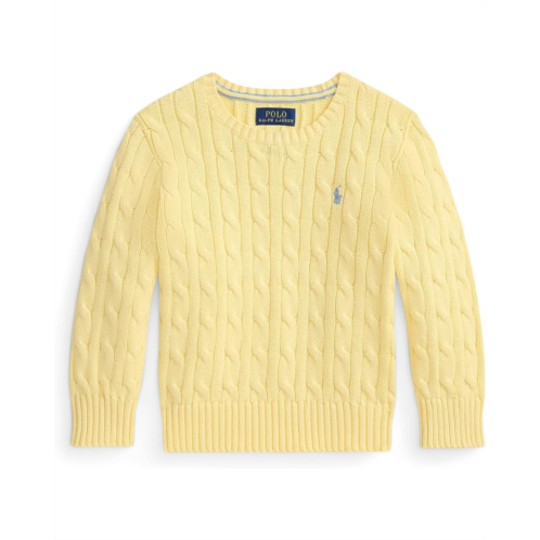 Polo Ralph Lauren Kids Cable-Knit Cotton Sweater (Toddler/Little Kid)