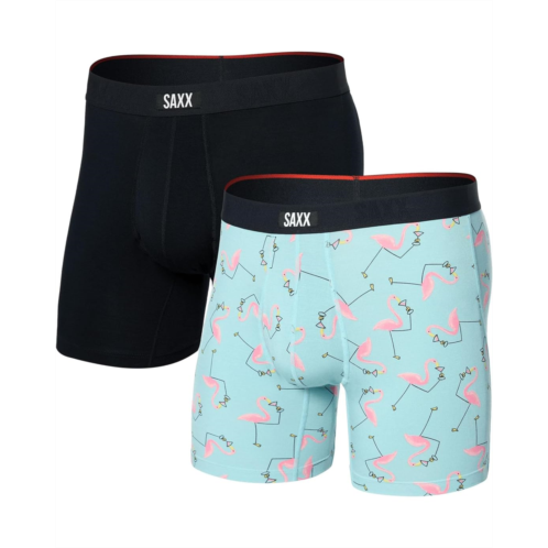 SAXX UNDERWEAR Vibe Xtra Super Soft Boxer Brief Fly 2-Pack