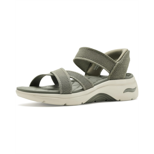 Womens SKECHERS On-The-Go Hands Free Slip-ins GO Walk Arch Fit 20 Sandals w/ Shiny Yarn