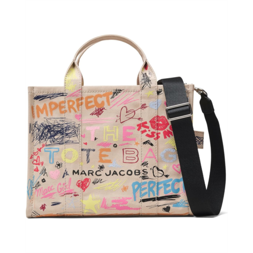 Marc Jacobs The Punk Scribble Canvas Medium Tote Bag