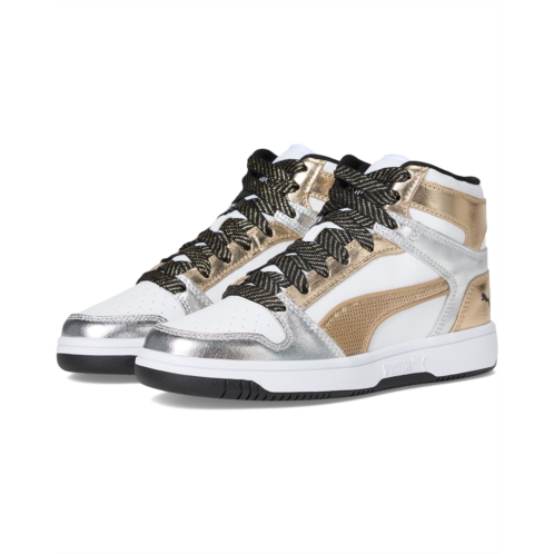 PUMA Kids Rebound Layup Mid Shoes (Big Kid) PUMA Kids Rebound Layup Mid Shoes (Big Kid)