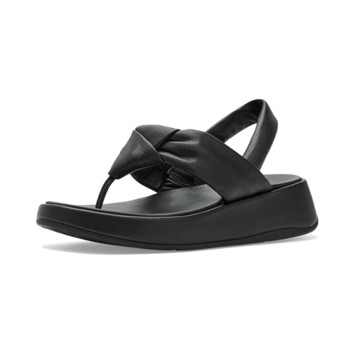 Womens FitFlop F Mode Knot Soft Leather Back Strap Sandals