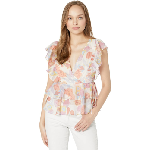 Ted Baker Rowyn Frill Detail Top with Tie Detail