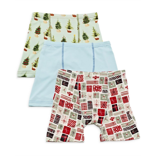 Boys Kickee Pants Kids Print Boxer Briefs Set of 3 (Big Kid)