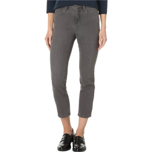 Eileen Fisher Petite High Waisted Slim Ankle Jean