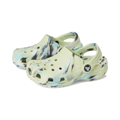 Kids Crocs Kids Classic Marbled Tie-Dye Clog (Toddler)