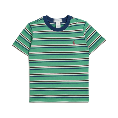 Boys Polo Ralph Lauren Kids Striped Cotton Jersey Tee (Infant)