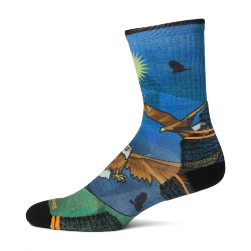 Smartwool Hike Targeted Cushion Eagle Print Crew Socks